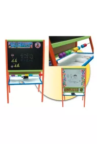 Tablica stoj�ca magnetyczno-kredowa akcesoria kolorowa 90 cm