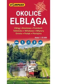 Mapa turystyczna - Okolice Elbl�ga