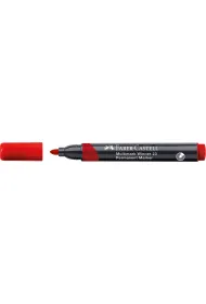 Faber-Castell Marker permanent 54-e czerwony �ci�ta ko�c�wka