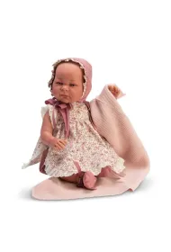 Lalka hiszpa�ska Reborn Mauren z kocykiem 46cm Asi