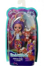 Enchantimals Danessa Deer Lalka Jelonek + figurka Sprint FXM75