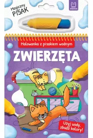 Zwierz�ta. Malowanka z pisakiem wodnym