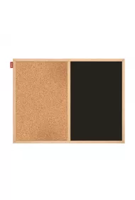 Tablica korkowa kredowa Duo 60x40 cm