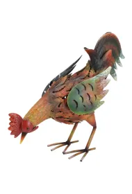 ProGarden Figurka ogrodowa z metalu Kogut 32 cm