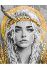 Ideyka Malowanie po numerach - K�oski we w�osach 40x50cm