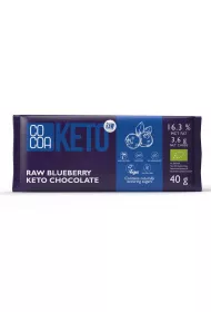 Cocoa Czekolada keto z jagodami i olejem mct bez dodatku cukru 40 g Bio