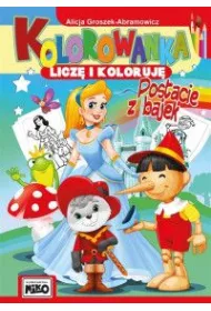 Kolorowanka Licz� i koloruj� Postacie z bajek