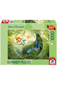 Puzzle PQ 1000 el. W lesie kolibr�w Schmidt