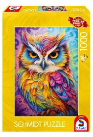 Puzzle 1000 el. PQ Kolorowa sowa Schmidt