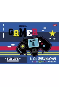 St. Majewski Blok rysunkowy A3 z kolorowymi kartkami 16 kartek