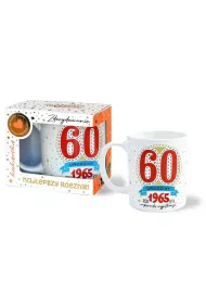 Kukartka Kubek Premium Urodziny 60