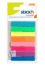 Stickn Zak�adki indeks.samoprz. mix 8 kol. neon klasyczne