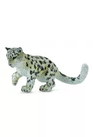 Leopard m�ody �nie�ny bawi�cy si�