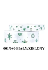 Pogotowie Florystyczno �lubne Wst��ka satynowa �nie�ynki 12mm/22mb
