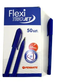 Penmate D�ugopis Flexi Trio Jet w opakowaniu 50 szt.
