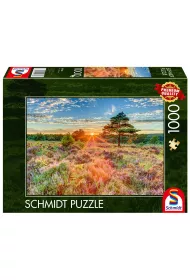 Puzzle 1000 el. PQ Zach�d s�o�ca na wrzosowisku Schmidt