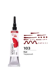 Rosa Farba akrylowa konturowa universal red 20ml