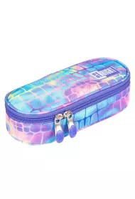 St. Majewski Pi�rnik saszetka usztywniona z wewn�trzn� klapk� PC1 Pastel Snake St.Right