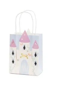 PartyDeco Torebka na prezenty Zamek 14x8x20cm MIX