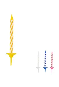 �wieczki na tort 6cm mix 24 szt PARTY GO