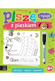 Pisz� i rysuj� z pieskiem. Labirynty, szlaczki, rysowanki. �cieralny pisak