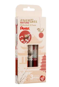 Pentel PIORO K GEL 0.7 GR 3SZT NIEB BL77-NA PEN NAT DR