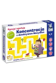 Kapitan Nauka. Rysuj i zgaduj. Koncentracja z detektywem Motywem 6-9 lat