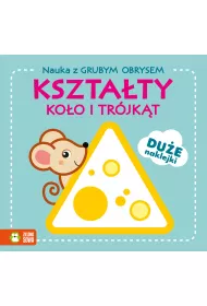 Nauka z grubym obrysem. Kszta�ty. Ko�o i tr�jk�t