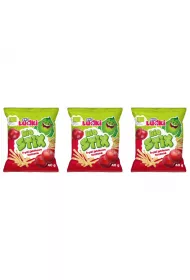 NaturaVena Frytki jabkowe suszone Zestaw 3 x 40 g Bio
