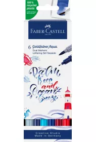 Faber-Castell Pisak akwarelowy Goldfaber Aqua 6 szt.