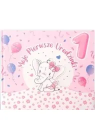 Album A4 Roczek, r�owy s�onik U/001