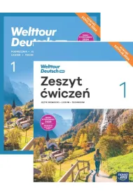 Pakiet: Welttour Deutsch neu 1. Podr�cznik i zeszyt �wicze� do j�zyka niemieckiego dla liceum og�lnokszta�c�cego i technikum. Edycja 2024