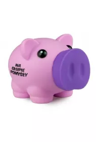 Skarbonka piggy fioletowa "na g�upie pomys�y" Pan Dragon