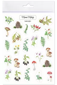Mama Maluje Naklejki Le�ne botaniczne