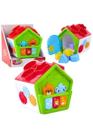 Interaktywny domek edukacyjny sorter LeanToys