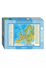 Puzzle 200 el. Mapa Europy M�odego Odkrywcy ArtGlob