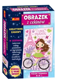 Ranok-Creative Obrazek z cekinw. Podre mae i due. Francja