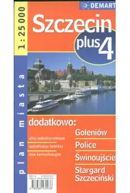 Szczecin plus 4 - plan miasta demart