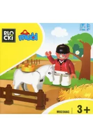 Klocki Blocki MUBI Figurka Je�dziec (zestaw uzupe�niaj�cy)