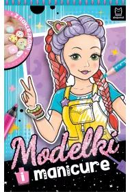Modelki i manicure. Z naklejkami
