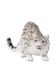 Figurka Leopard �nie�ny