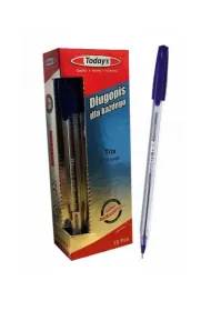 Interdruk D�ugopis jednorazowy Todays Trix wk�ad 0,7mm niebieski 10szt./opak
