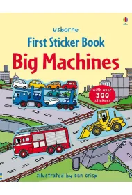 First Sticker Book. Big Machines wer. angielska