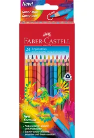 Faber-Castell Kredki tr�jk�tne ergonomics 24 kol. grafit 4mm
