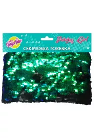 Stnux Torebka cekinowa zielona, czarna
