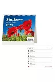 Helma Kalendarz 2025 Biurkowy MiniMax