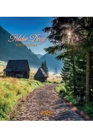 Kalendarze �cienne Kalendarz �cienny du�y 2026 Polskie drogi KD-27