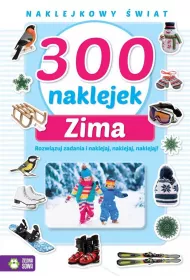 300 naklejek. Zima