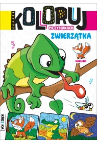 Zwierz�tka. Koloruj po cyferkach