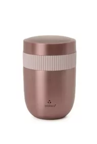Chic-Mic Lunchpot ze stali nierdzewnej dwuczciowy rowe zoto 420 ml + 200 ml